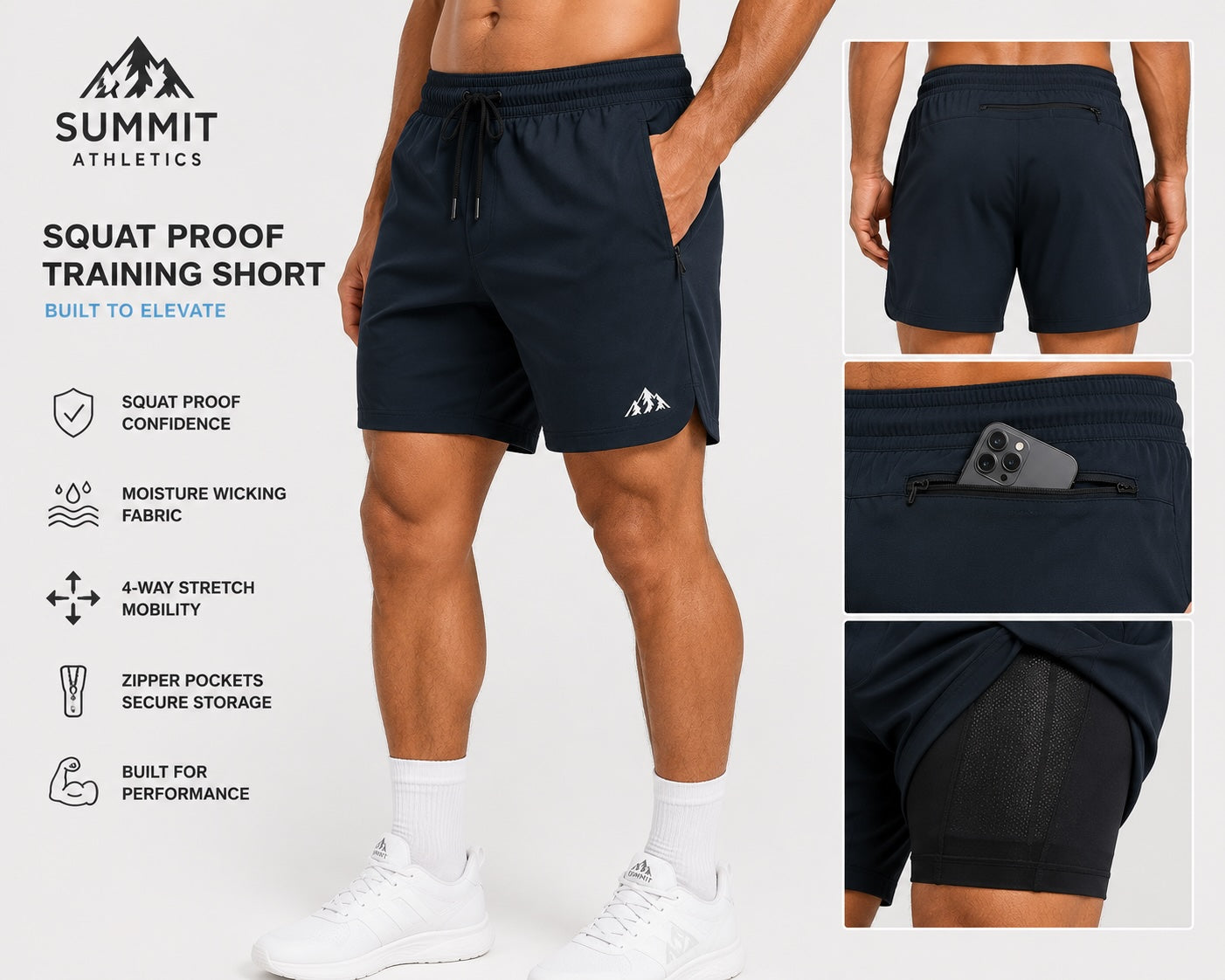 Squat Proof Training Short